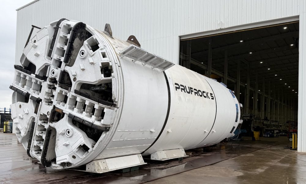 Elon Musk’s Boring Company reveals Prufrock TBM’s most disruptive feature