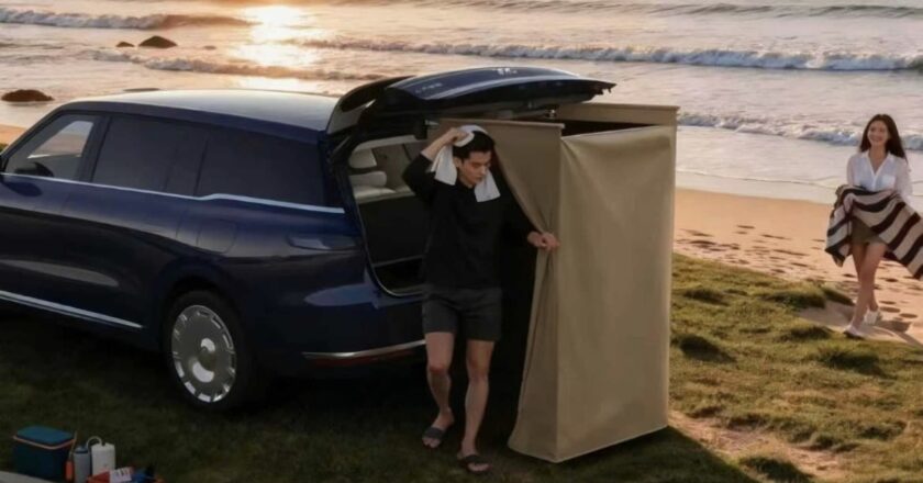 IM Motors LS9 SUV Draws Controversy with In-Car Shower and Heated Floor