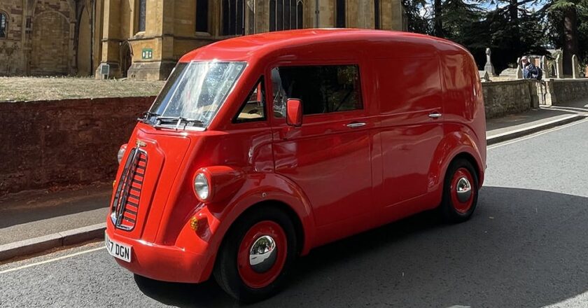 Morris J-Type Electric Van Revival Set for 2026 in Wales