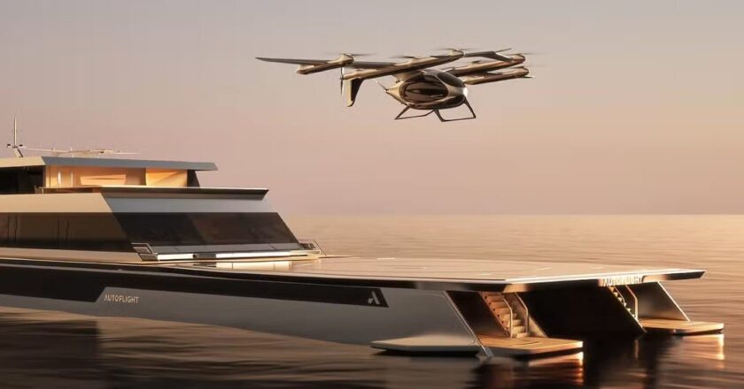 Autoflight and CATL Unveil Water-Based Vertiport for eVTOLs