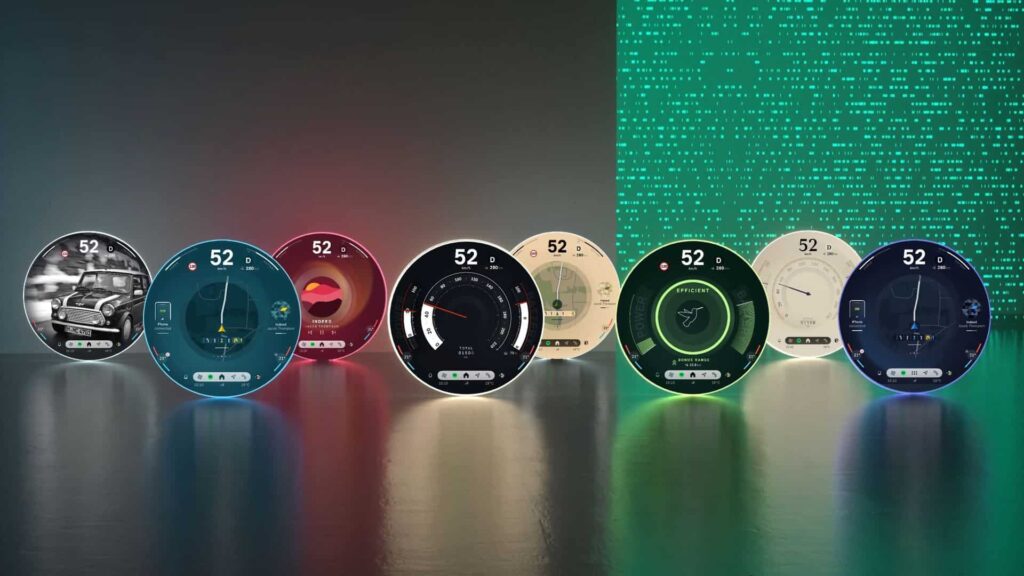 MINI’s Circular OLED UI: The Hardest Homage Designworks Ever Made