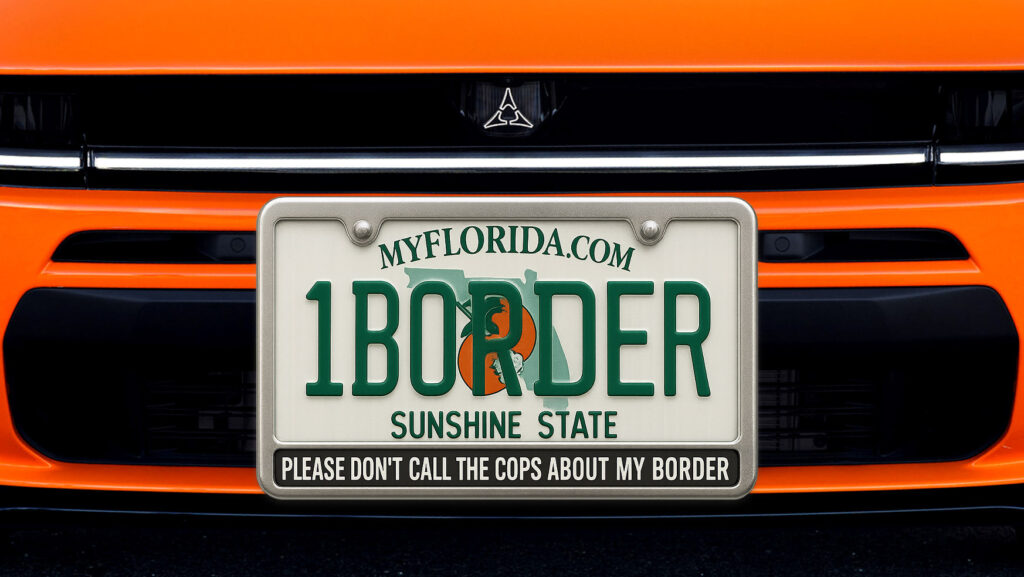 New Florida Law Just Made Your Cute License Plate Frame Illegal