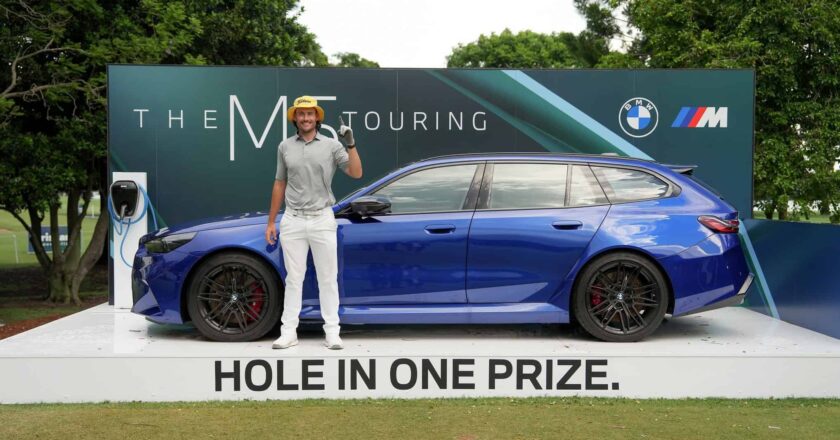 Golfer Daniel Gale Wins BMW M5 Touring with Hole-in-One Shot