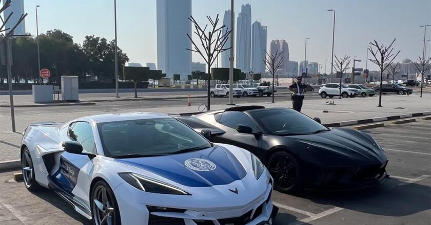 Abu Dhabi Police Adds C8 E-Ray Corvette to Fleet