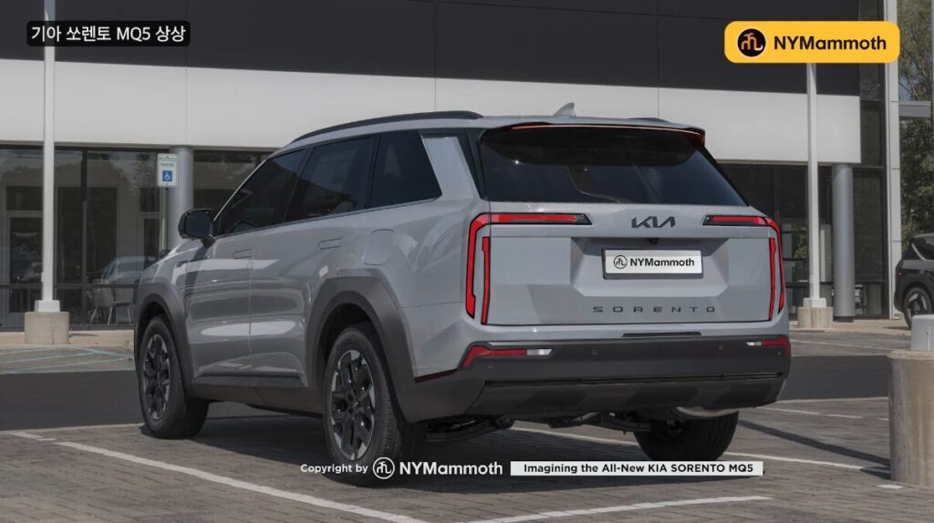 Next-Gen Kia Sorento Rendered With Bold Telluride DNA: A First Look to the Rear