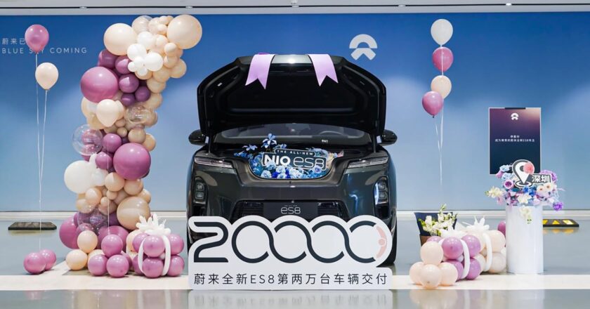 Nio Achieves 20,000 Deliveries for Third-Gen ES8 SUV in Just 70 Days