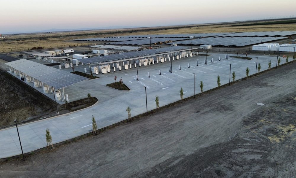 Tesla finishes its biggest Supercharger ever with 168 stalls