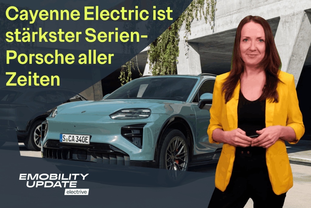 325 km in 10 Minuten: Porsche Cayenne Electric lädt mit bis zu 400 kW
