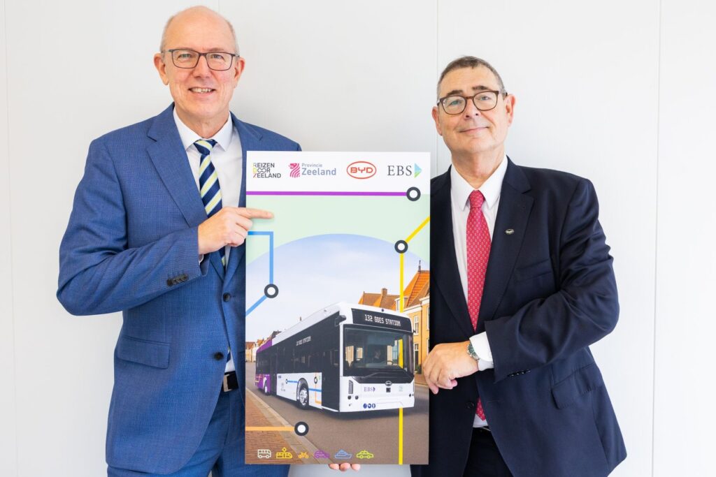 EBS orders 73 electric buses from BYD for Zeeland