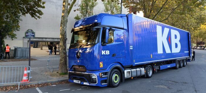 Mercedes-Benz Electric Trucks Deliver Sustainable Fashion Week Logistics