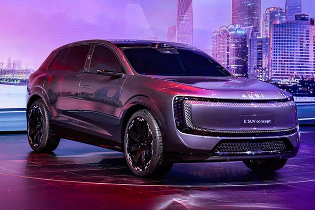 AUDI E SUV concept previews an all-electric SUV for China