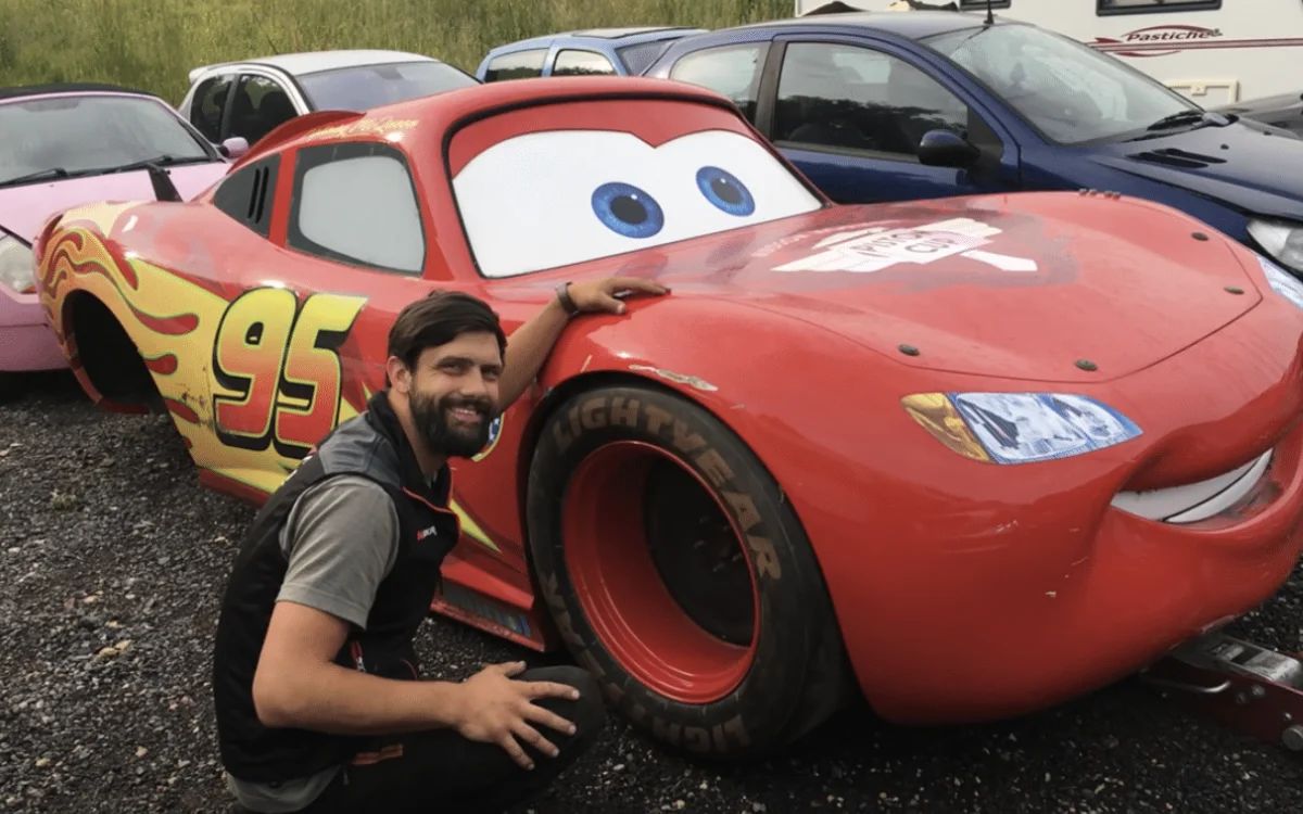 McQueen’s Dragster Exists and Lives in a Scrapyard