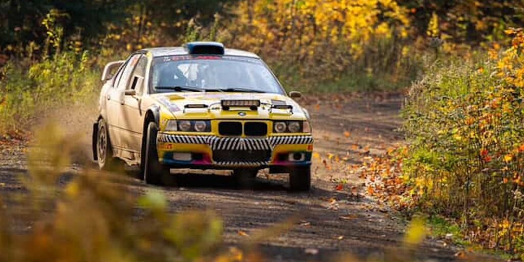 Dragging Your BMW to Podium on 3 Wheels Is What Rally Is All About