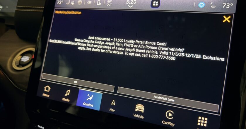 Stellantis Drivers Encounter Unwanted Ads on Infotainment Screens