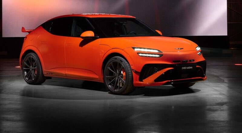 Genesis Unveils Blazing Fast GV60 Magma Electric Hatch for Australia
