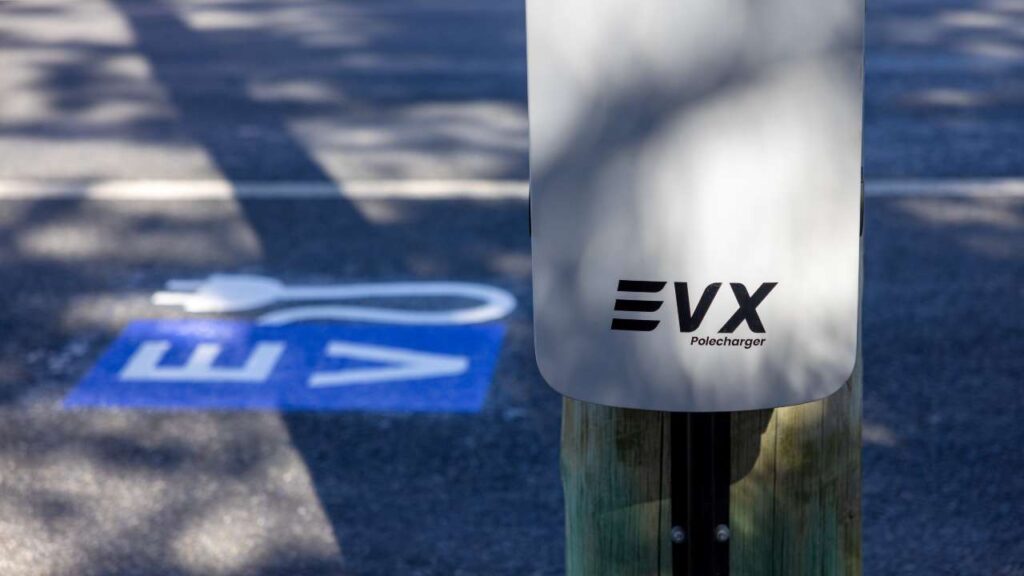 EVX kerbside EV chargers added to Chargefox platform