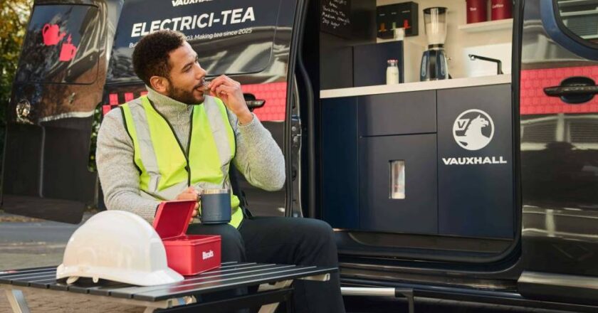 Vauxhall Unveils Electric Tea Van Concept for Tradespeople