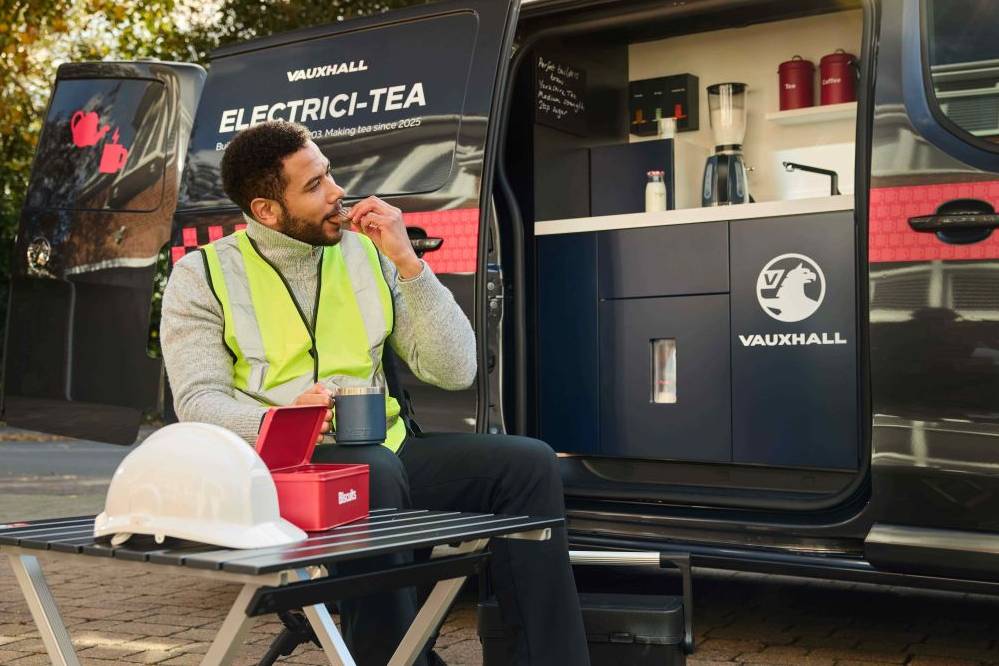 Vauxhall introduces electric tea van concept