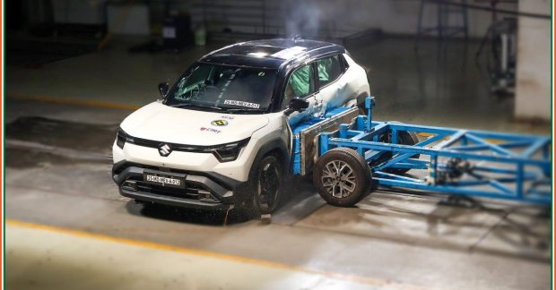 Maruti Suzuki eVITARA Earns Full 5-Star Rating in Bharat NCAP Tests