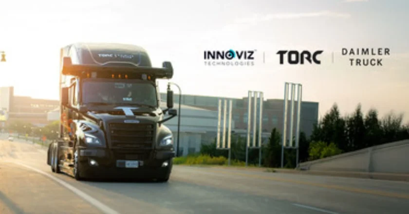 Daimler Truck and Torc Robotics Partner with Innoviz for Autonomous Trucks