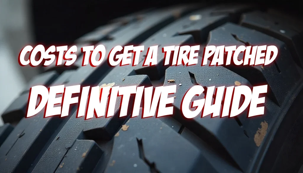 Costs to Get a Tire Patched: Definitive Guide
