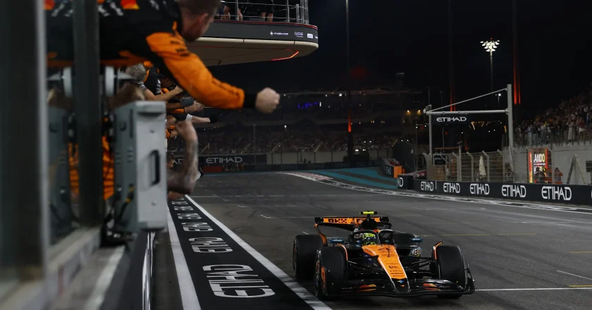 Lando Norris Secures First Title with Unique Tire Strategy in Abu Dhabi GP