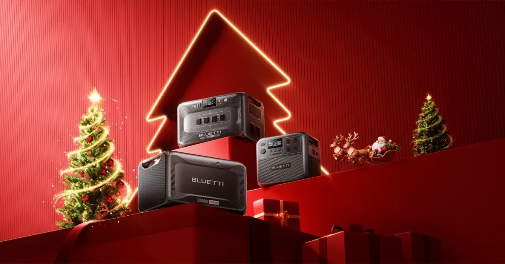 Bluetti Christmas Sale offers up to 55% discounts + up to 8% exclusive bonus savings on power stations, Tenways, Anker SOLIX, more