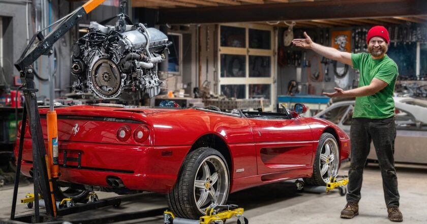 F355 Ferrari Gets Unorthodox V10 Diesel Swap