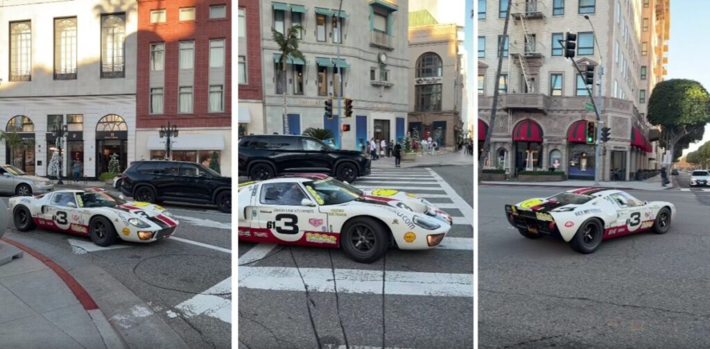 Tom Cruise appare su una bella Ford GT40 d’epoca a Beverly Hills