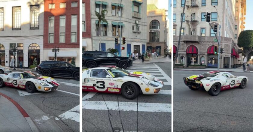 Tom Cruise Drives Rare Ford GT40 in Beverly Hills