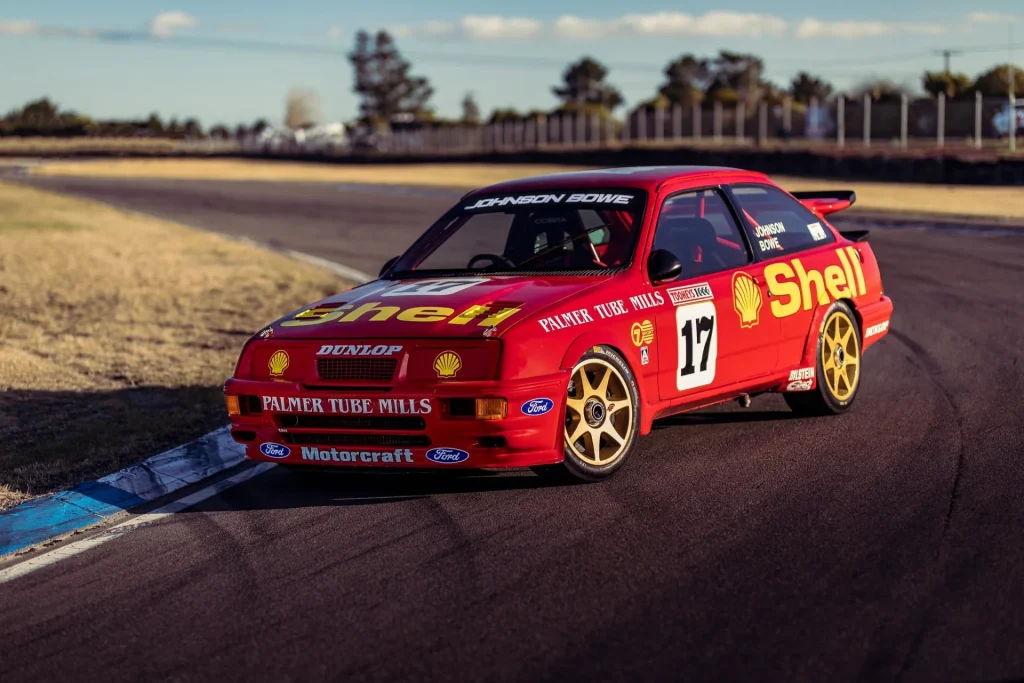 Burnt Dick Johnson Racing Ford Sierra nearly restored