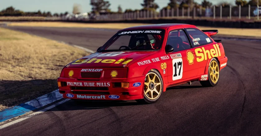 Burnt Ford Sierra Restored to Racing Glory