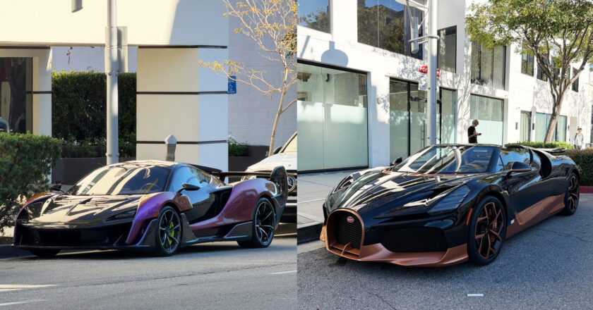 Rare Hypercars Spotted in Beverly Hills: Bugatti Mistral and McLaren Sabre