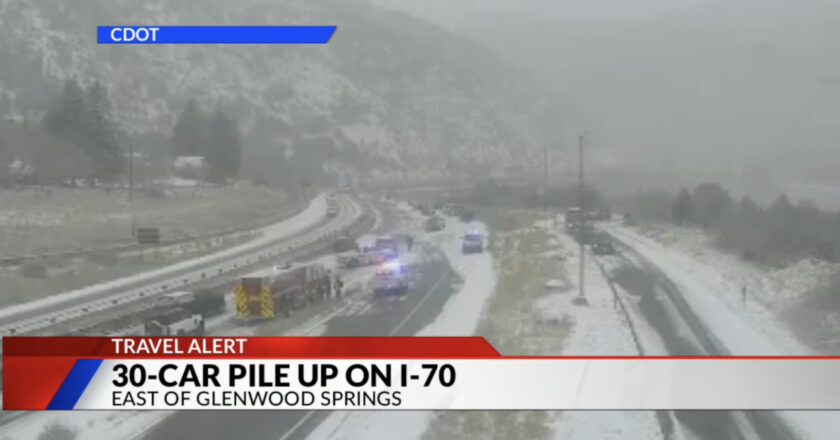 Two Major Pileups on Colorado Interstate Mark Winter’s Arrival