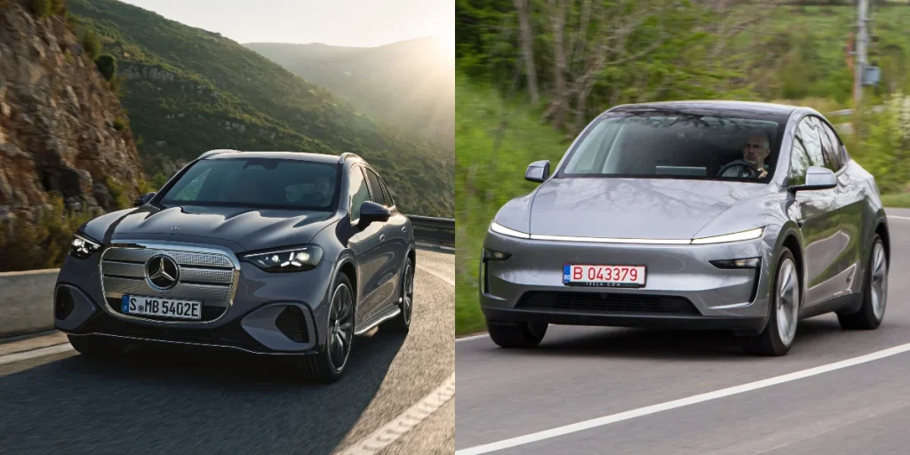 Mercedes GLC 400 4Matic vs Tesla Model Y AWD Long Range: First Match