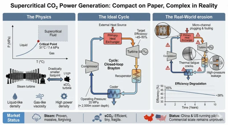 China’s Supercritical CO₂ Power Plant: A Big Step or a Dead End?