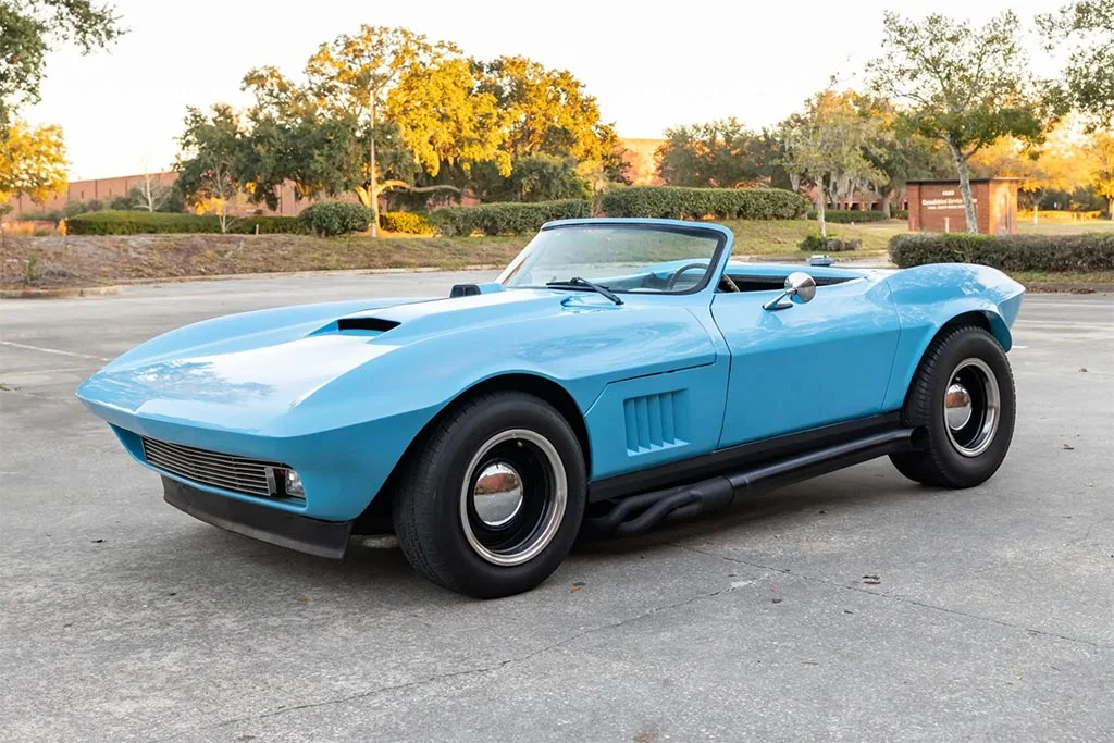 Corvettes for Sale: Crazy Modified 1963 Corvette Convertible Offered on Bring a Trailer