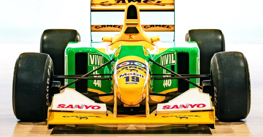 Michael Schumacher’s First Win Car Up For Auction After Decades in Storage