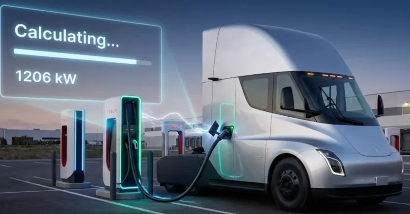 Tesla Reveals Tesla Semi Charging at Record-Breaking 1.2 MW Power Output