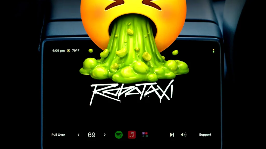 Puke In A Tesla Robotaxi And You’ll Also Suffer A Financial Hangover